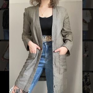 VINTAGE LONG BLAZER